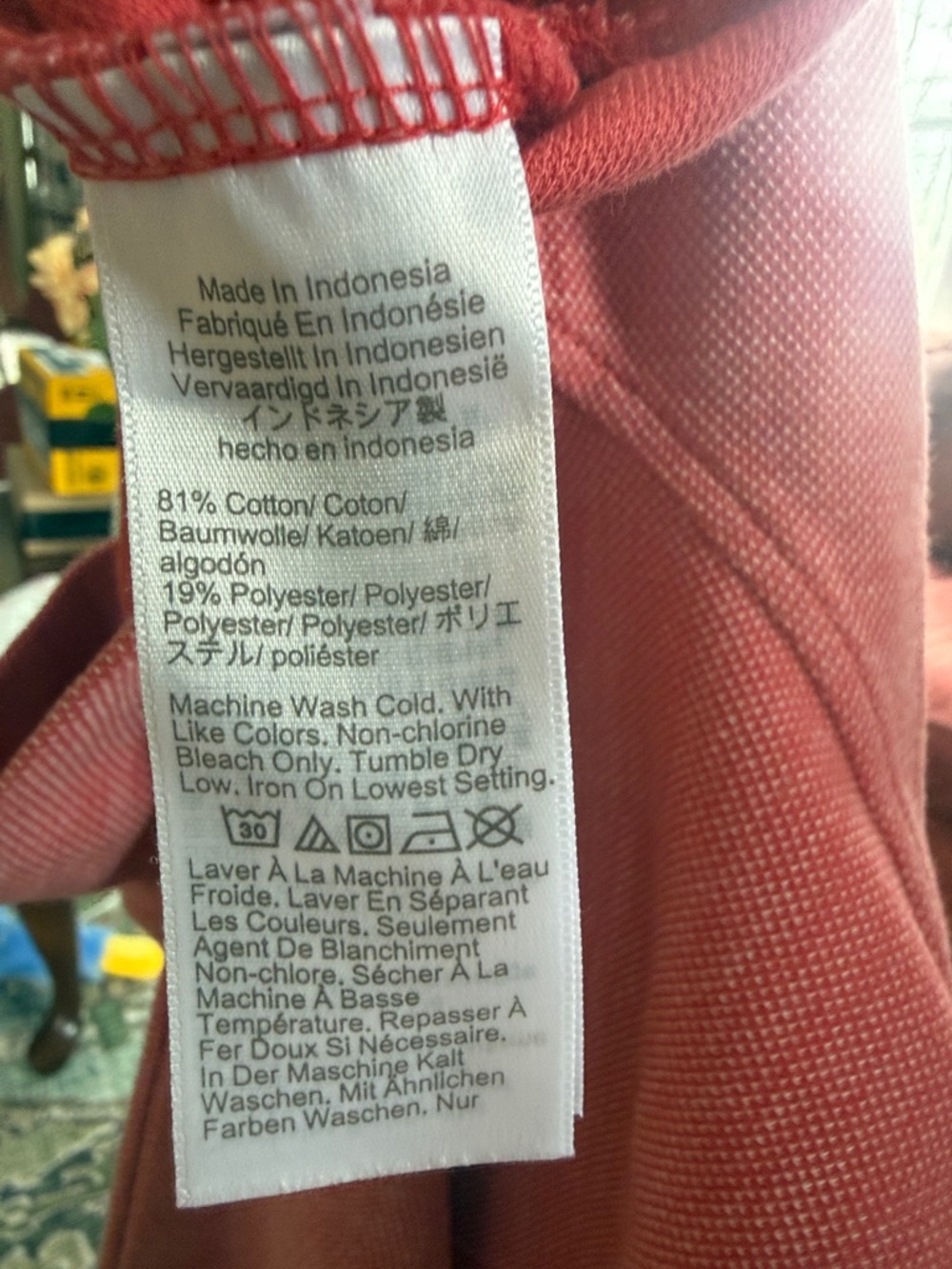 J. Crew Men’s Coral Pink Quarter-Zip Sweater size M - Picture 5 of 5